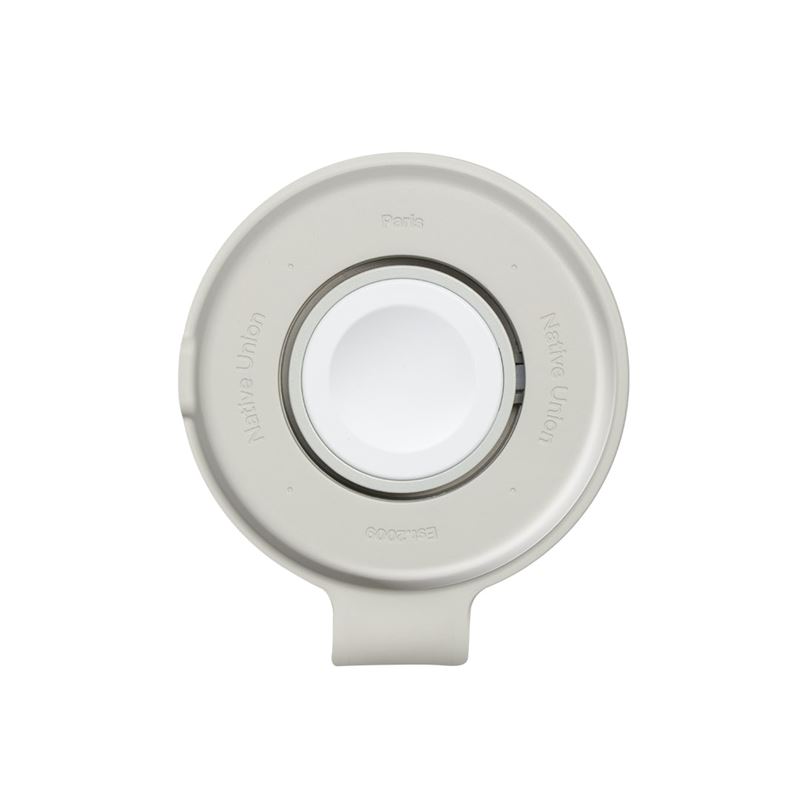Statie de incarcare 2 in 1 Native Union Voyage, Compatibila MagSafe, Putere 15W, Pliabila, Cablu USB-C 1.5m inclus, Gri (Incarcatoare, VOY-2IN1-WL-SAN) by www.silkase.ro